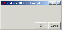 Screen shot of the GOkCancelButtons widget.