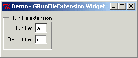 Example of GRunFileExtension widget.